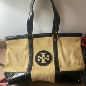 AUTHENTIC TORY BURCH WOVEN TOTE